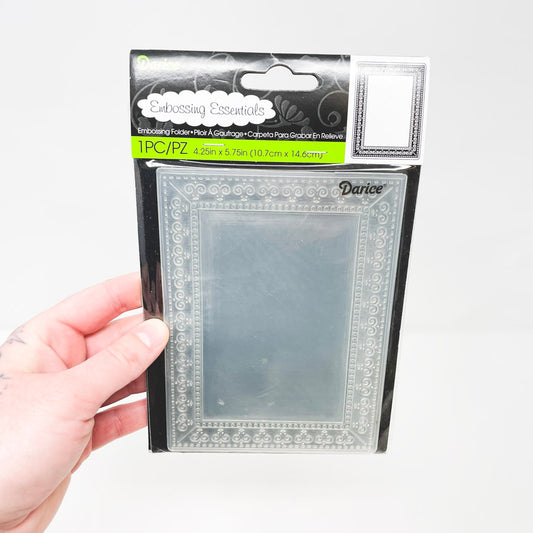 Darice Embossing Essentials- Embossing Folder- You Choose