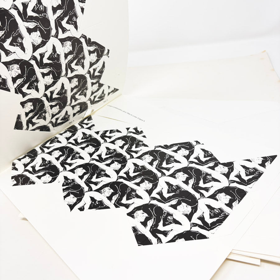 M.C. Escher Kaleidocycles Folio by Doris Schattschneider
