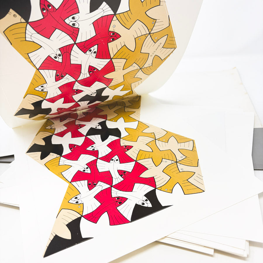 M.C. Escher Kaleidocycles Folio by Doris Schattschneider