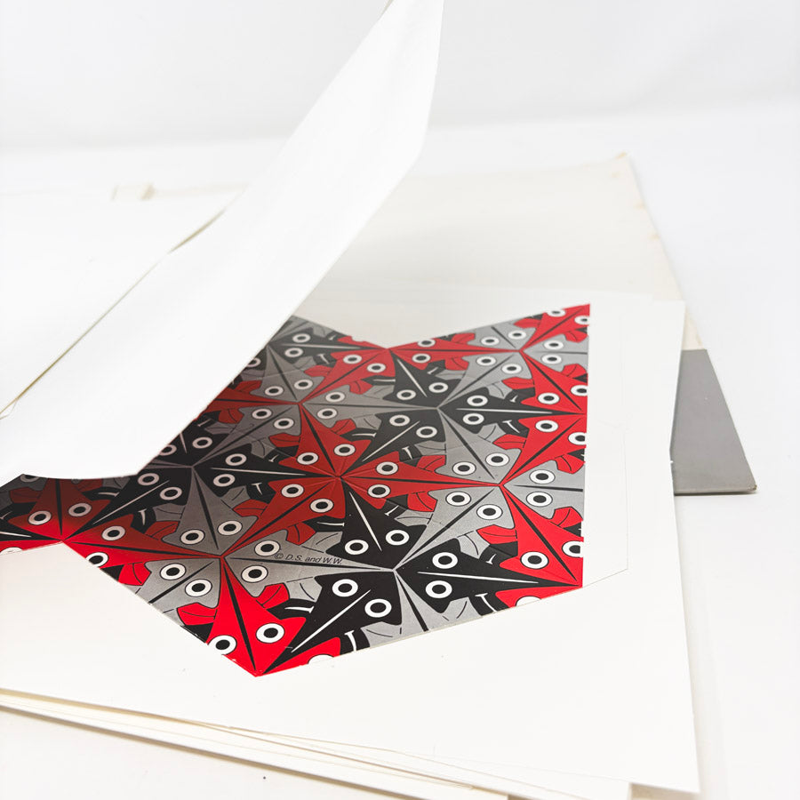 M.C. Escher Kaleidocycles Folio by Doris Schattschneider