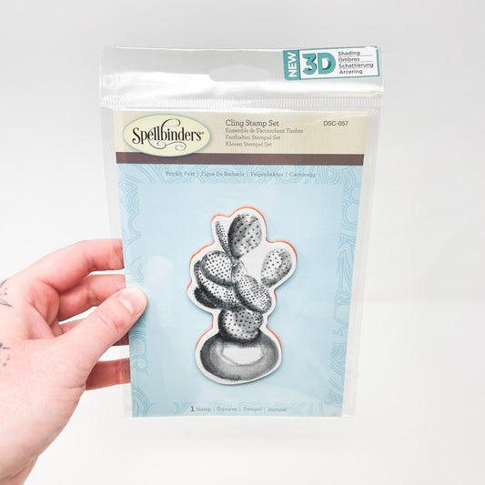 Spellbinders Prickly Pear Cling Stamp