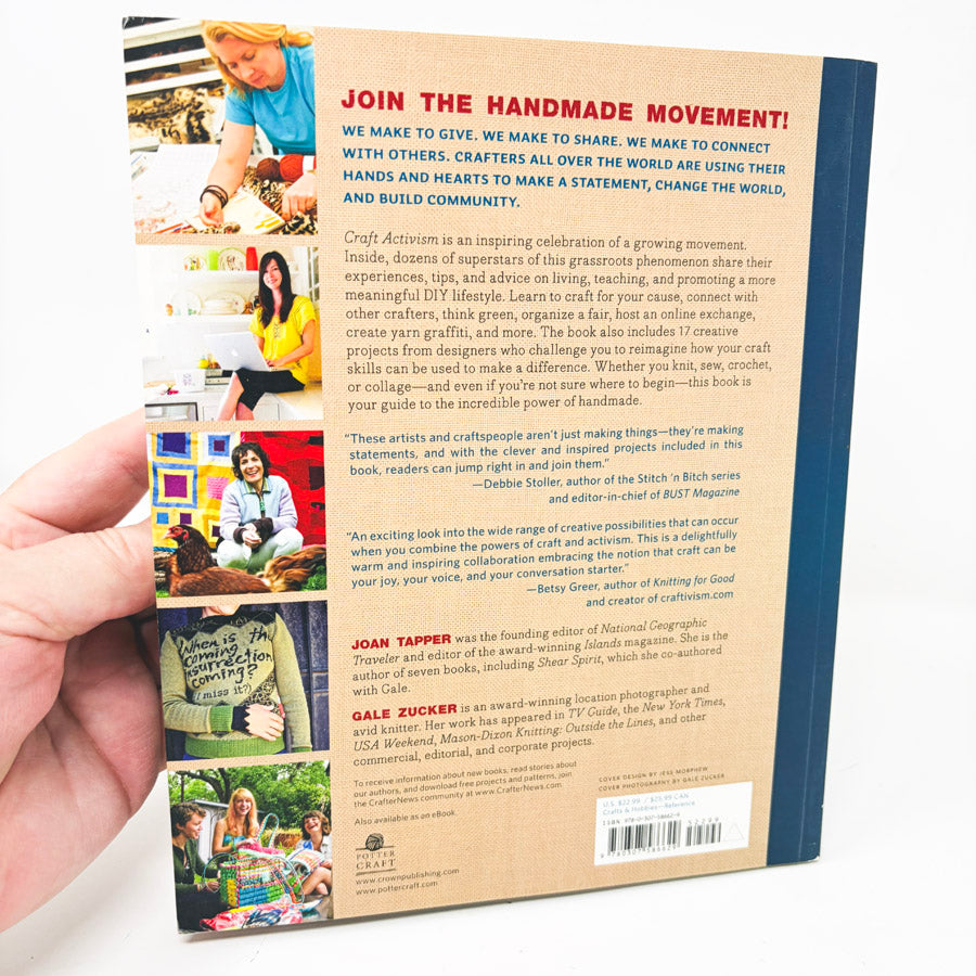Craft Activism Book by Joan Tapper