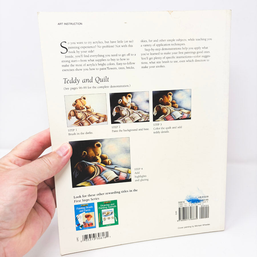 First Step Series – Painting Acrylics Book by Vicki Lord
