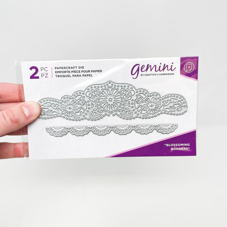 Gemini Blossoming Border 2pc Cutting Die Set