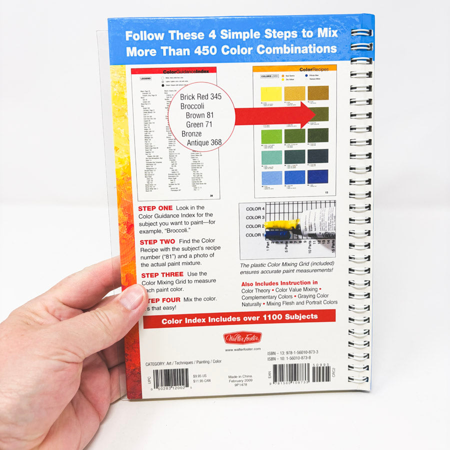 Color Mixing Recipes Book by William F. Powell for Walter Foster