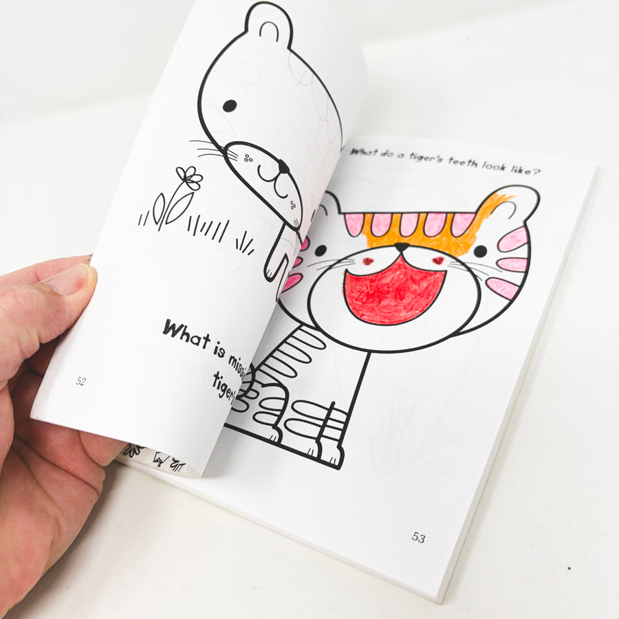 What to Doodle? Jr. Animals! Coloring and Activity Book (marked)