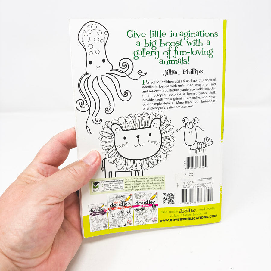 What to Doodle? Jr. Animals! Coloring and Activity Book (marked)