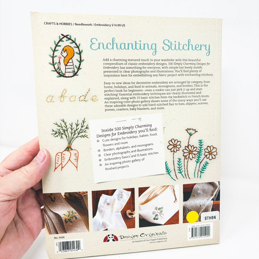 500 Simply Charming Designs for Embroidery Book