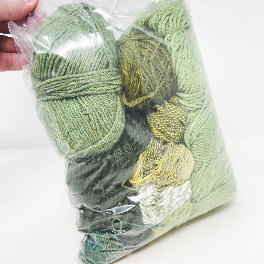 Shades of Green Yarn Bundle