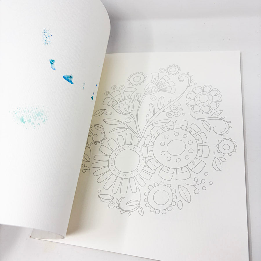 Just Add Watercolor Flowers book by Robin Pickens