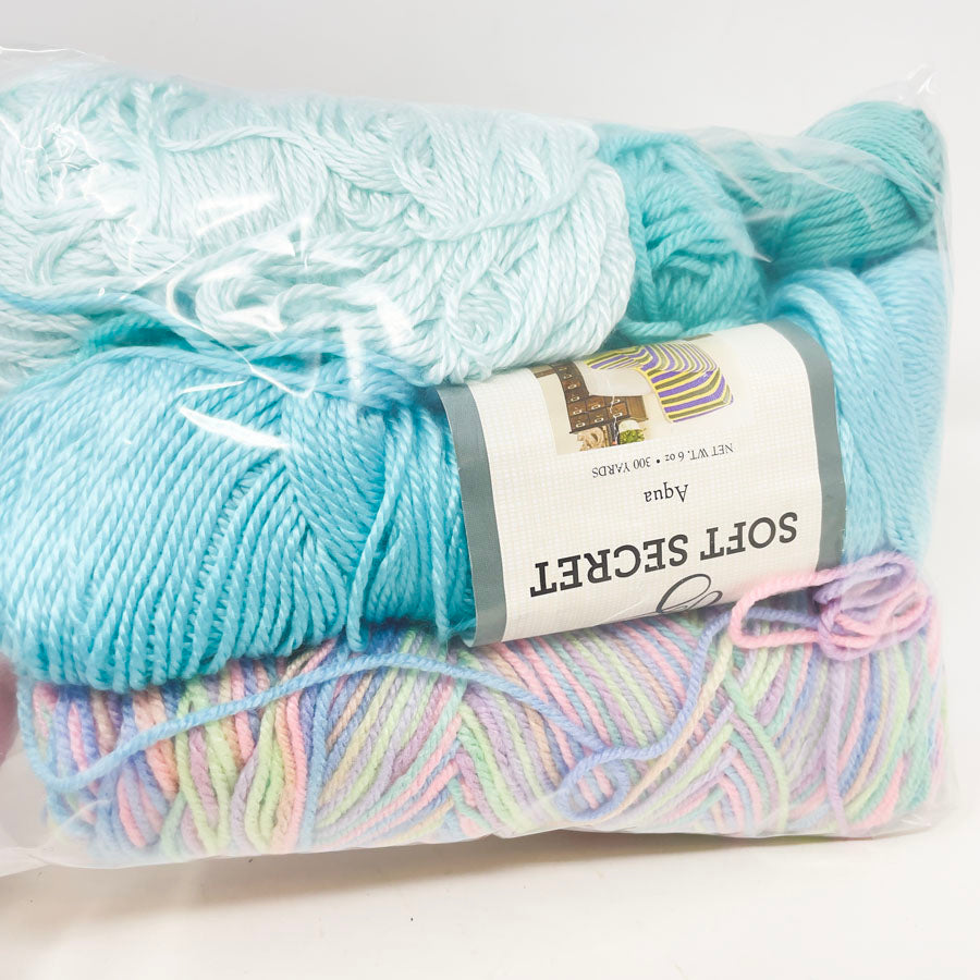 Aqua Mix Up Yarn Bundle