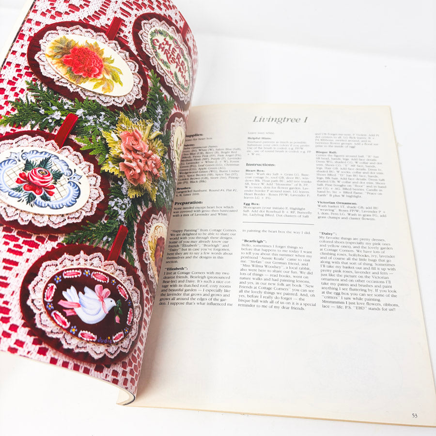Vintage "Folk Art Designs: Holiday Projects, Volume I" Painting Booklet