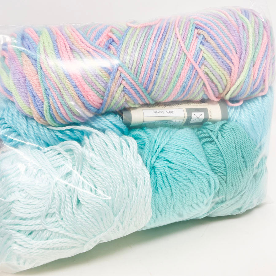 Aqua Mix Up Yarn Bundle