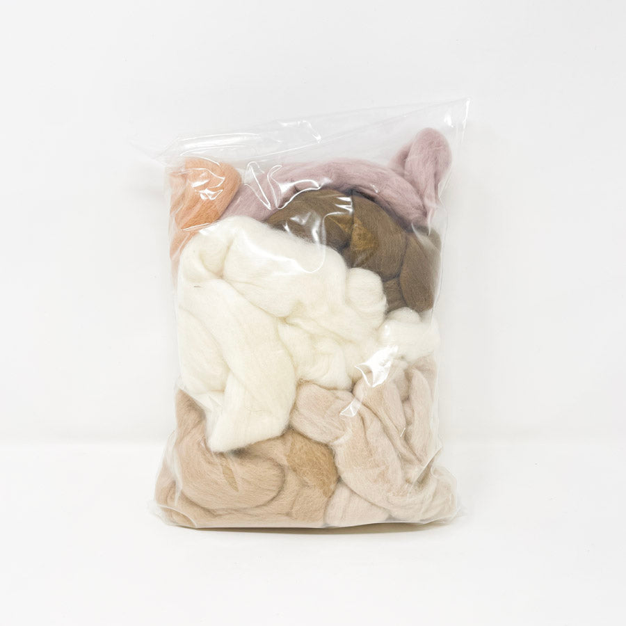 Light Neutrals Roving Bundle - 5.6 oz