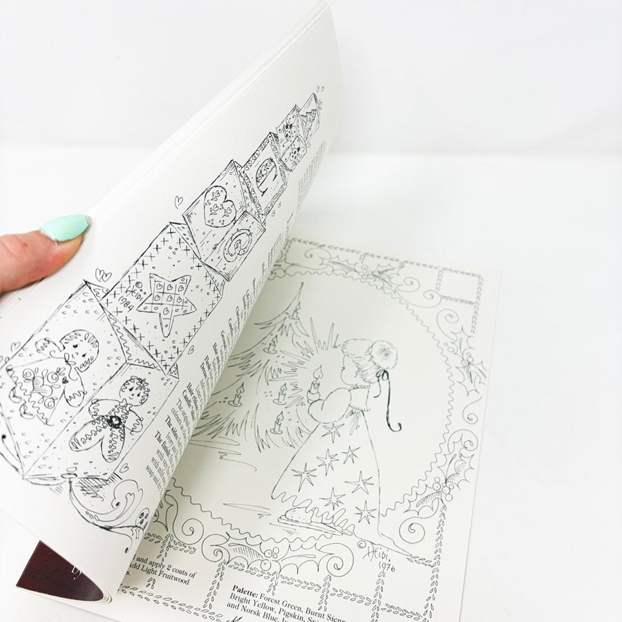 Vintage "Heidi's Folk Art Designs: Volume II" Painting Booklet