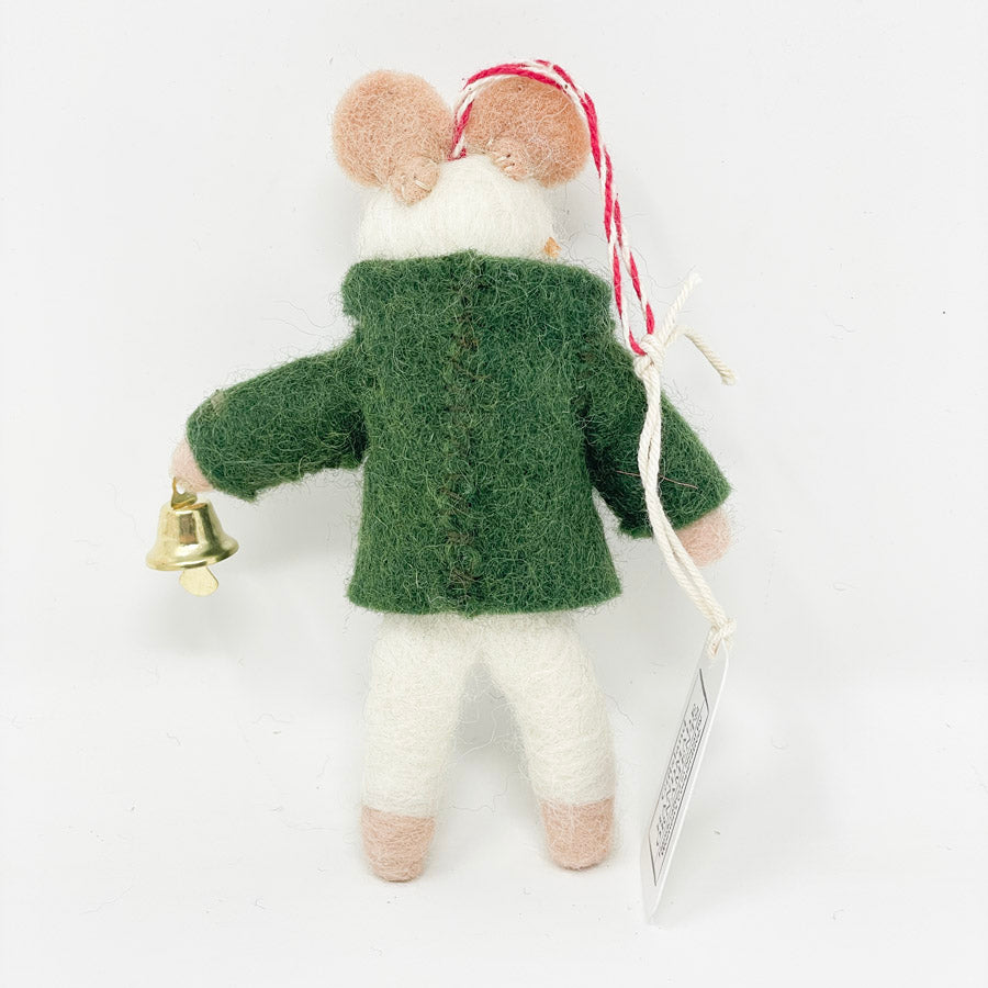 NEW // Mouse in a Green Sweater Ornament