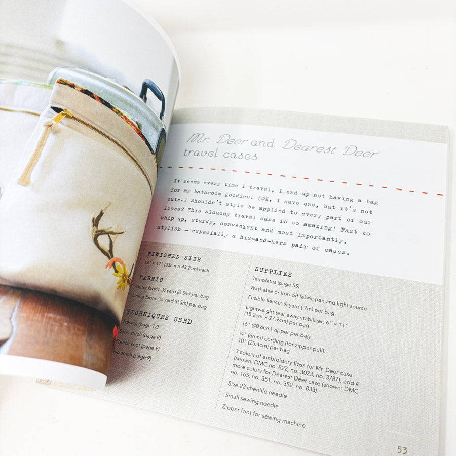 The Hand Embroidered Haven Book by Megan Frock