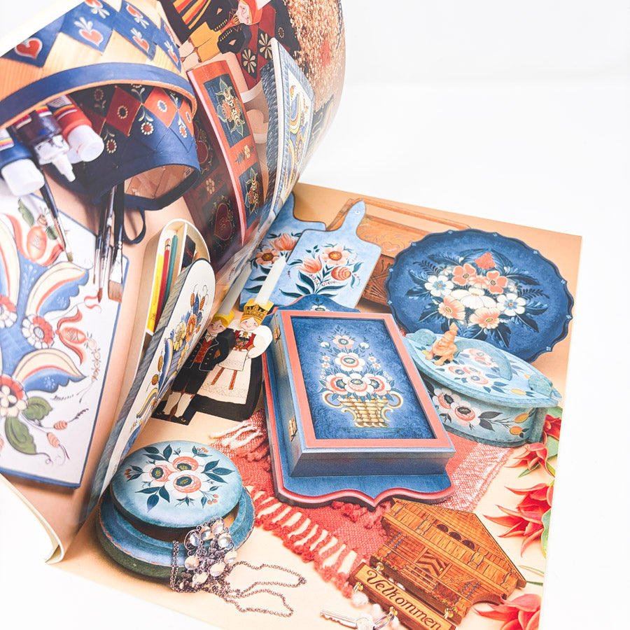 Vintage "A Folk Art Journey" Painting Booklet by Bobbie Peterson