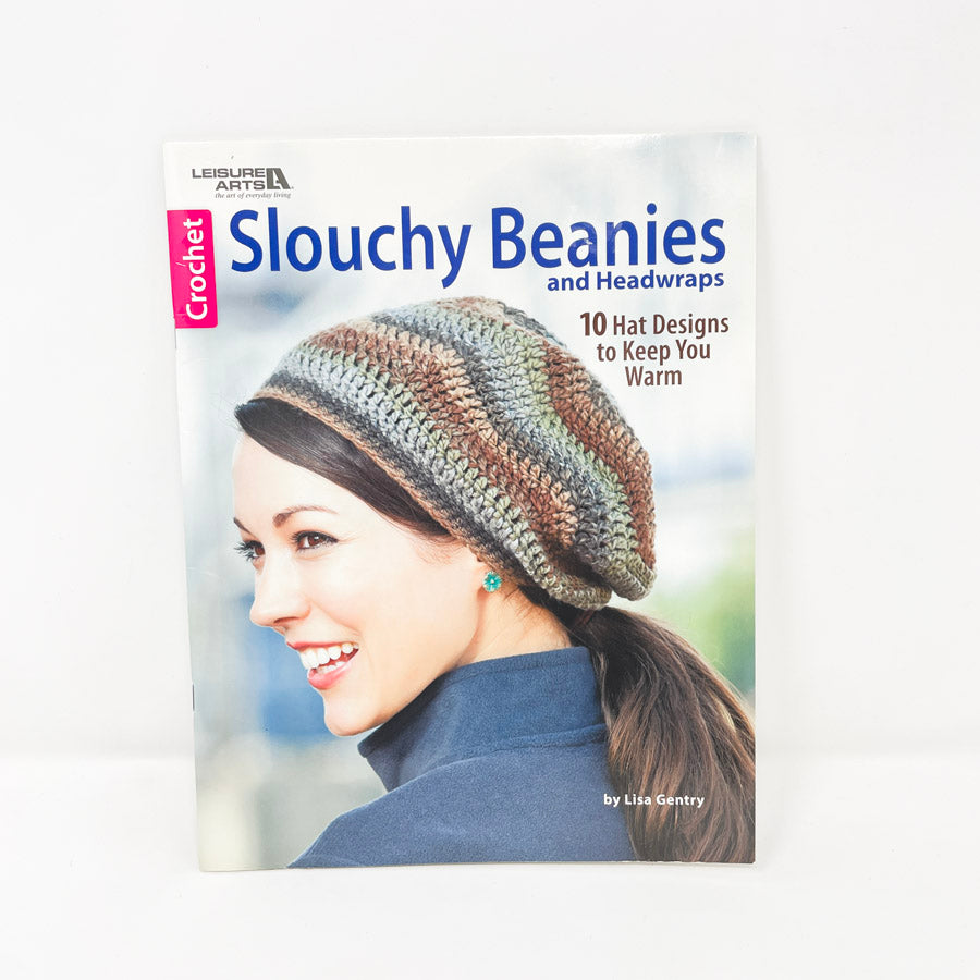Leisure Arts Slouchy Beanies Crochet Pattern Book