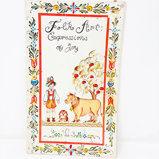 Vintage "Folk Art Expressions of Joy" Painting Booklet by Jo Sonja Jansen