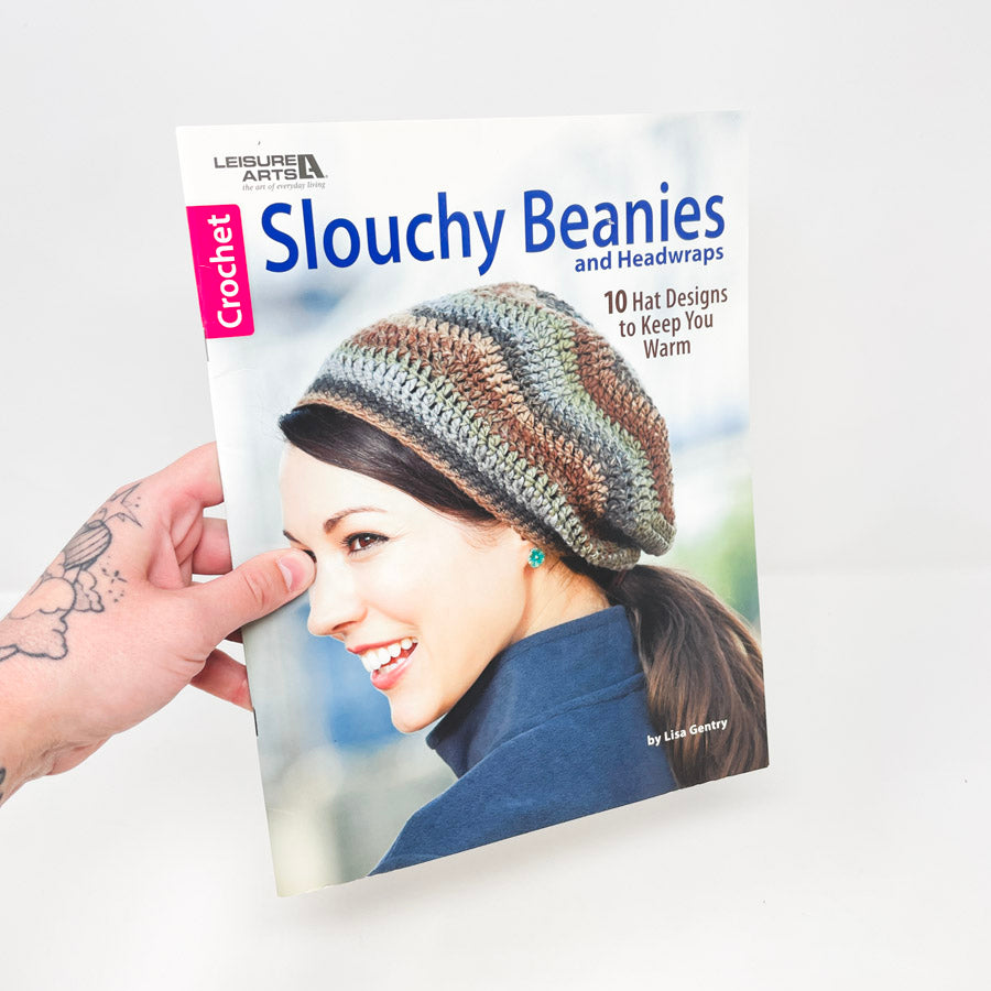 Leisure Arts Slouchy Beanies Crochet Pattern Book