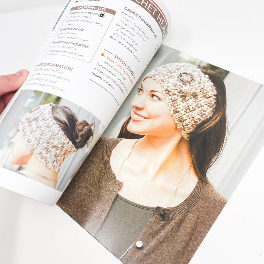 Leisure Arts Slouchy Beanies Crochet Pattern Book