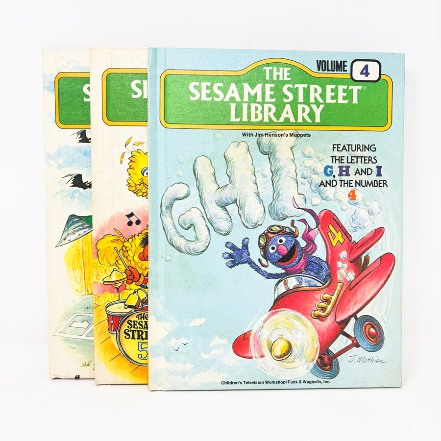 Vintage The Sesame Street Library Books