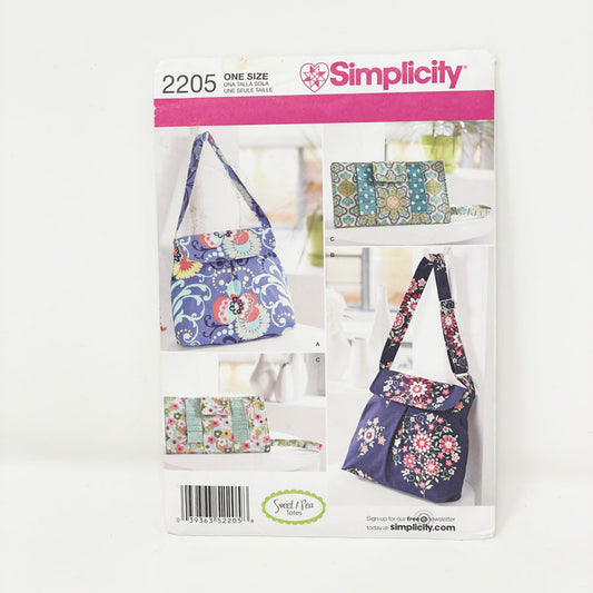 Simplicity Sweet Pea Totes Sewing Pattern 2205