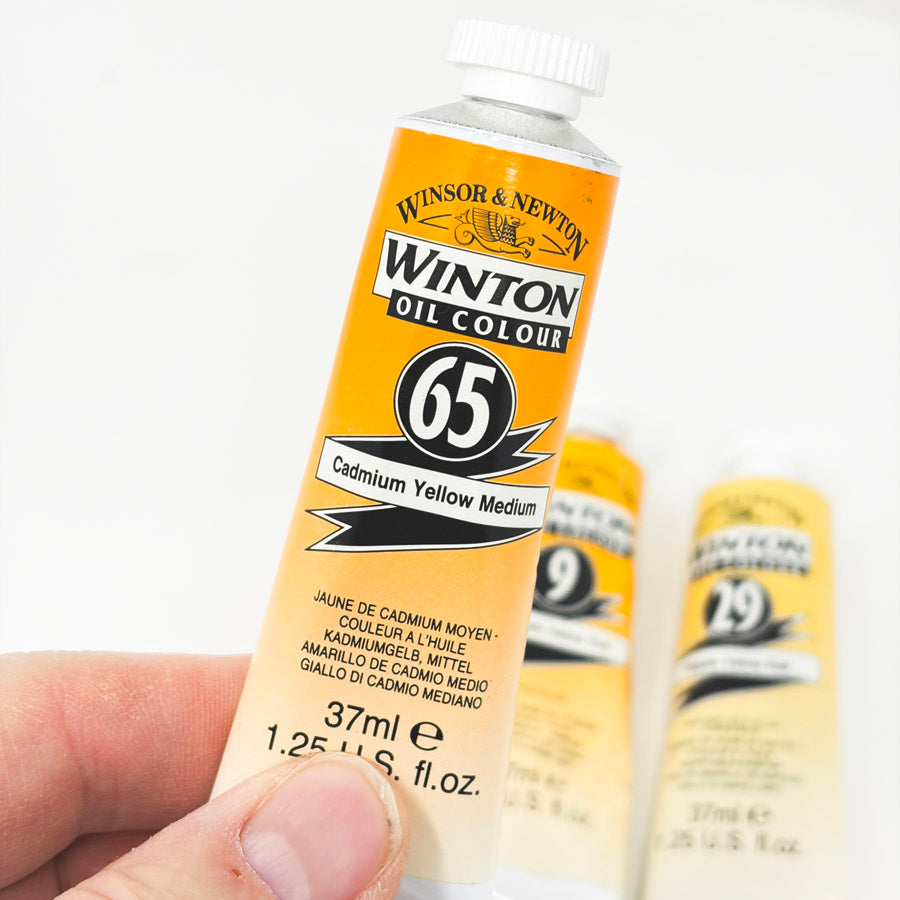 Winton Oil Colour 1.25 oz Tubes - Yellow Tones