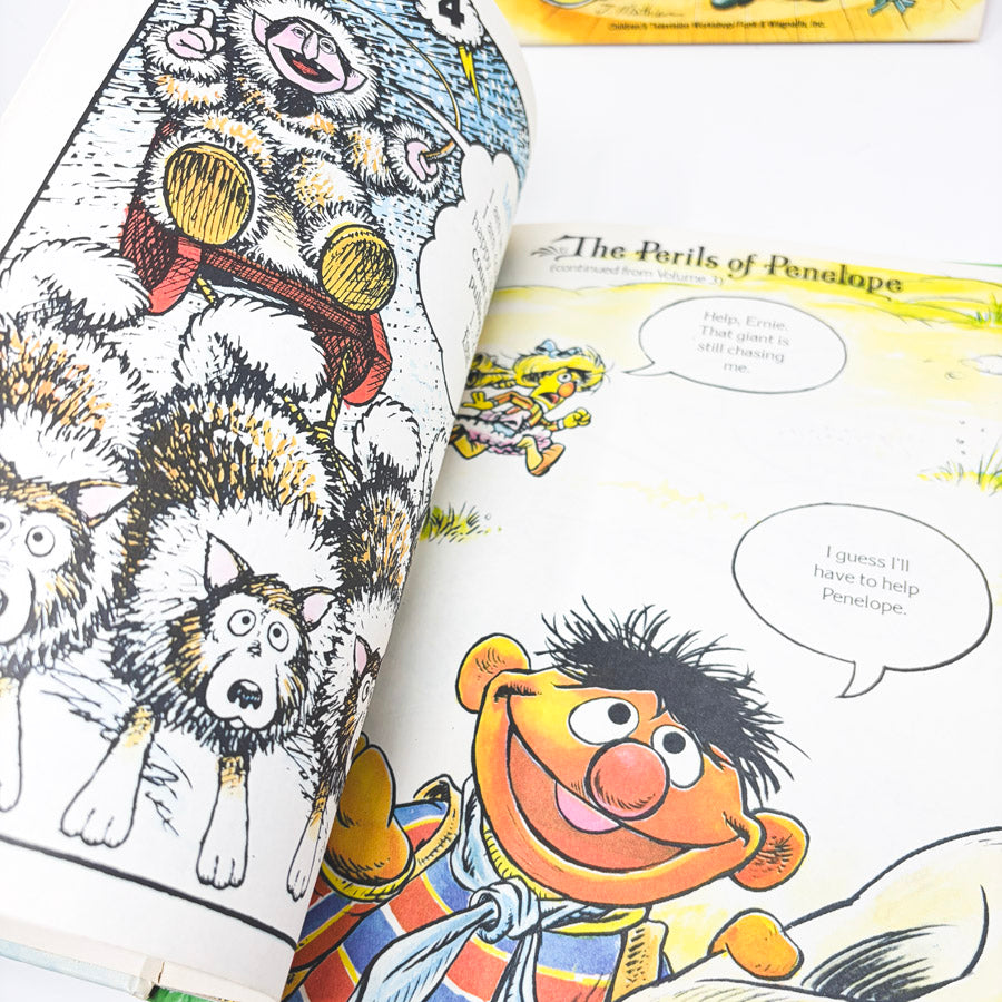 Vintage The Sesame Street Library Books
