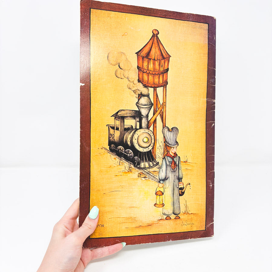 Vintage (Goose on Cover) "Folk Art Expressions of Joy" Painting Booklet by Jo Sonja Jansen