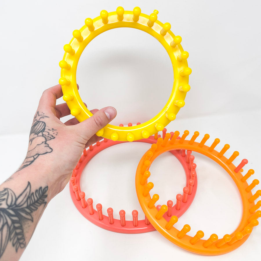 Small 3 Piece Plastic Round Loom Set