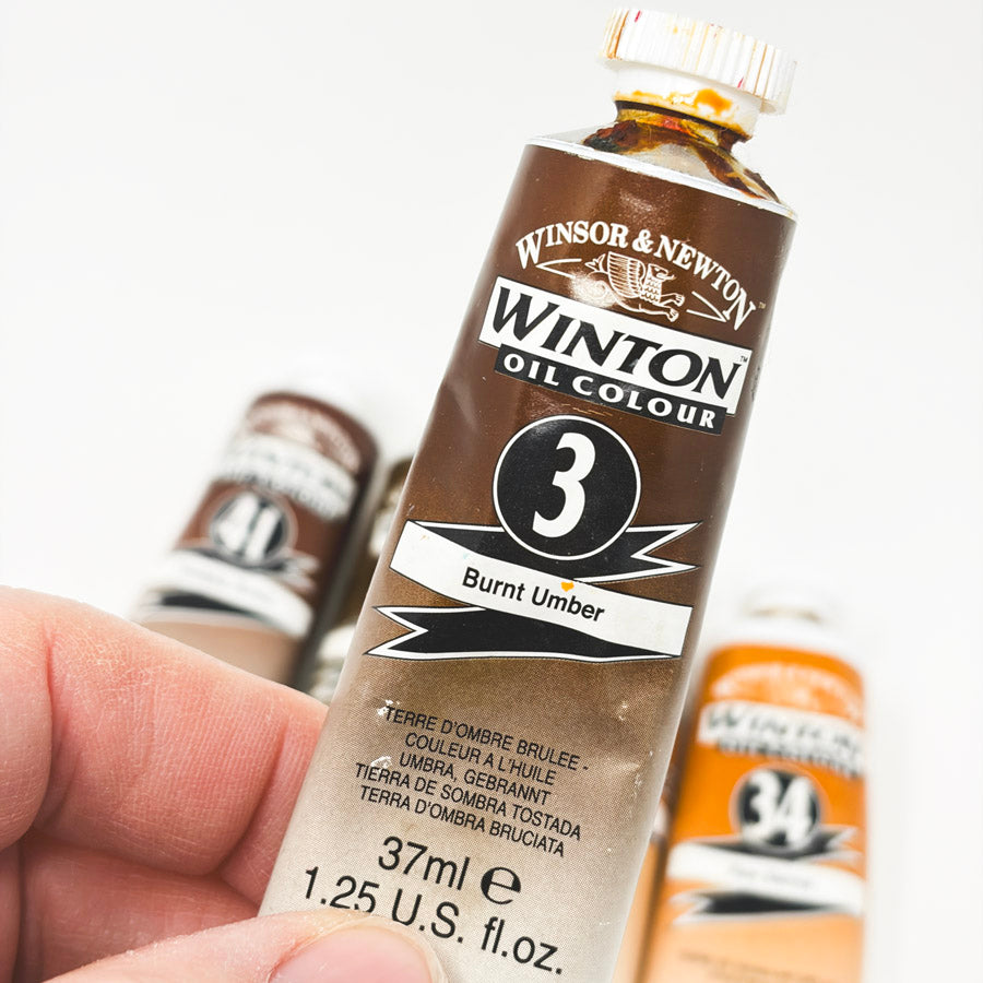Winton Oil Colour 1.25 oz Tubes - Brown Tones