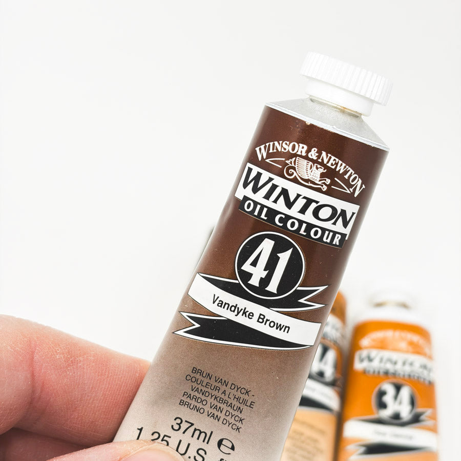 Winton Oil Colour 1.25 oz Tubes - Brown Tones