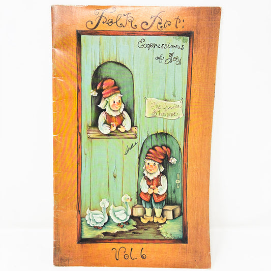 Vintage Vol 6: "Folk Art Expressions of Joy" Painting Booklet by Jo Sonja Jansen