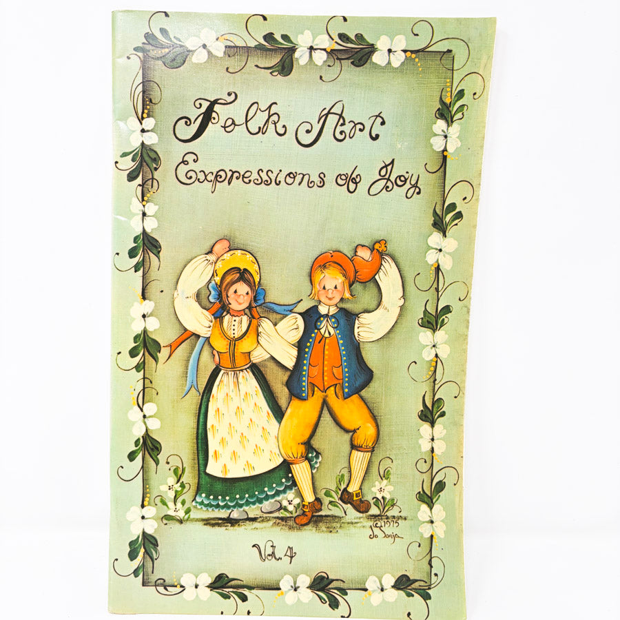 Vintage Vol 4: "Folk Art Expressions of Joy" Painting Booklet by Jo Sonja Jansen (Copy)