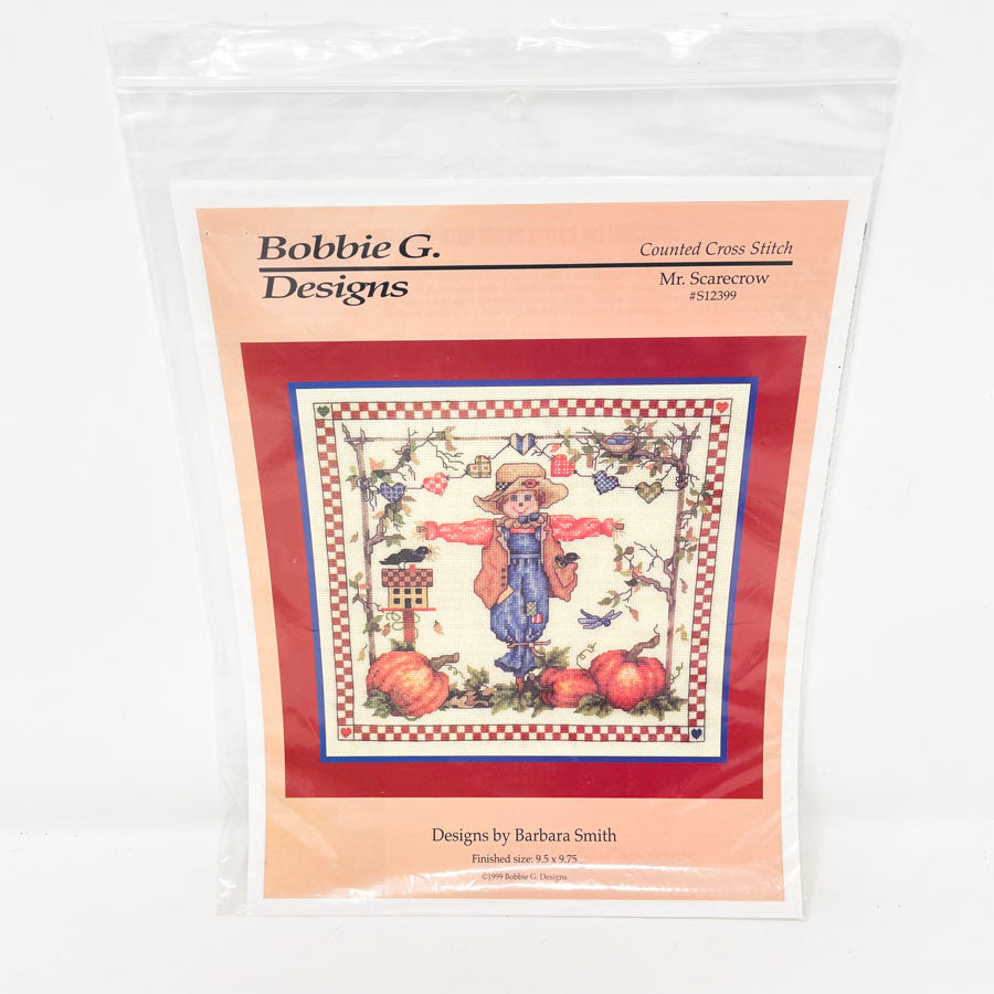 Bobbie G. Counted Cross Stitch - Mr. Scarecrow #S12399