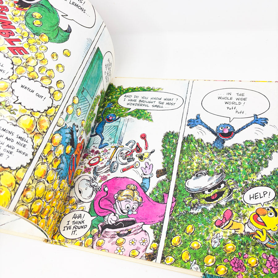 Vintage Sesame Street Scratch and Sniff Book