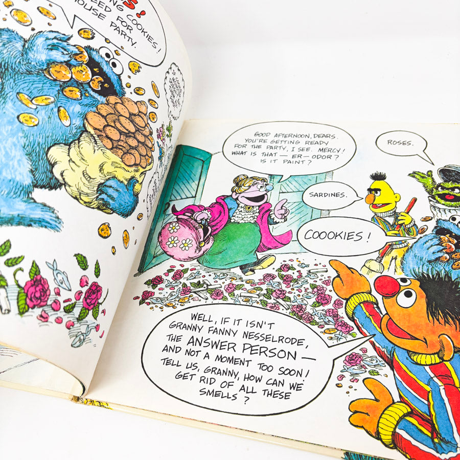 Vintage Sesame Street Scratch and Sniff Book