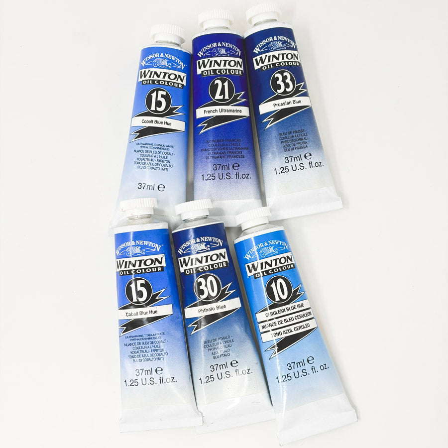 Winton Oil Colour 1.25 oz Tubes - Blue Tones