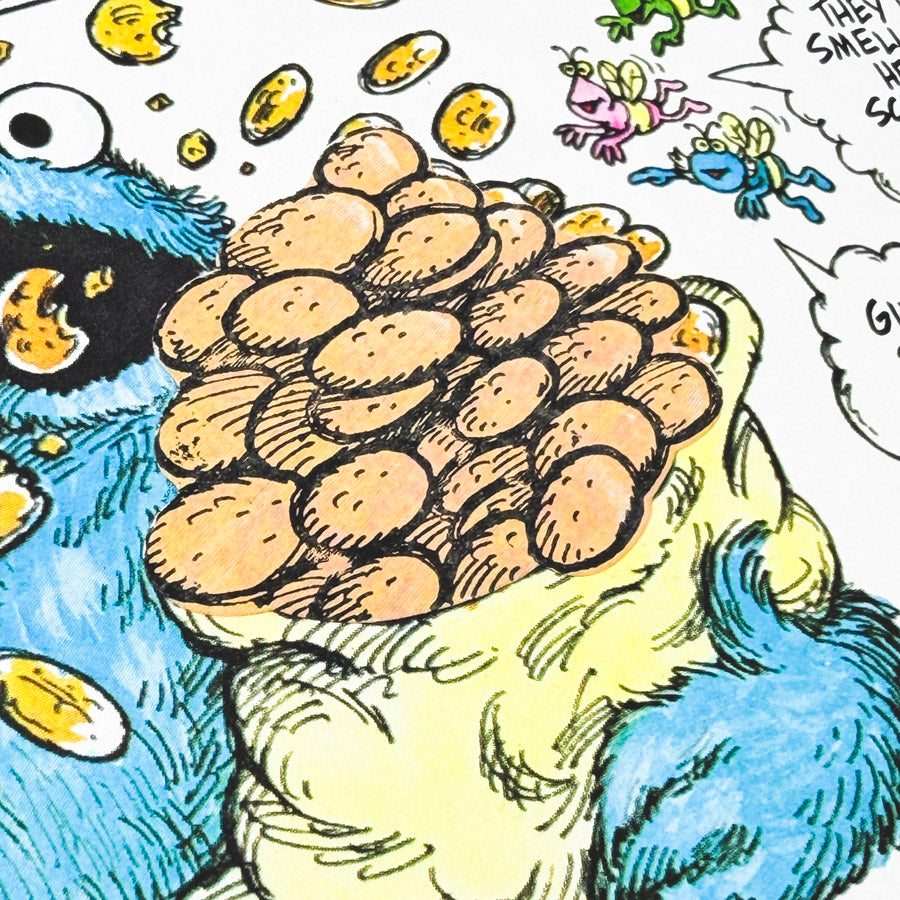 Vintage Sesame Street Scratch and Sniff Book