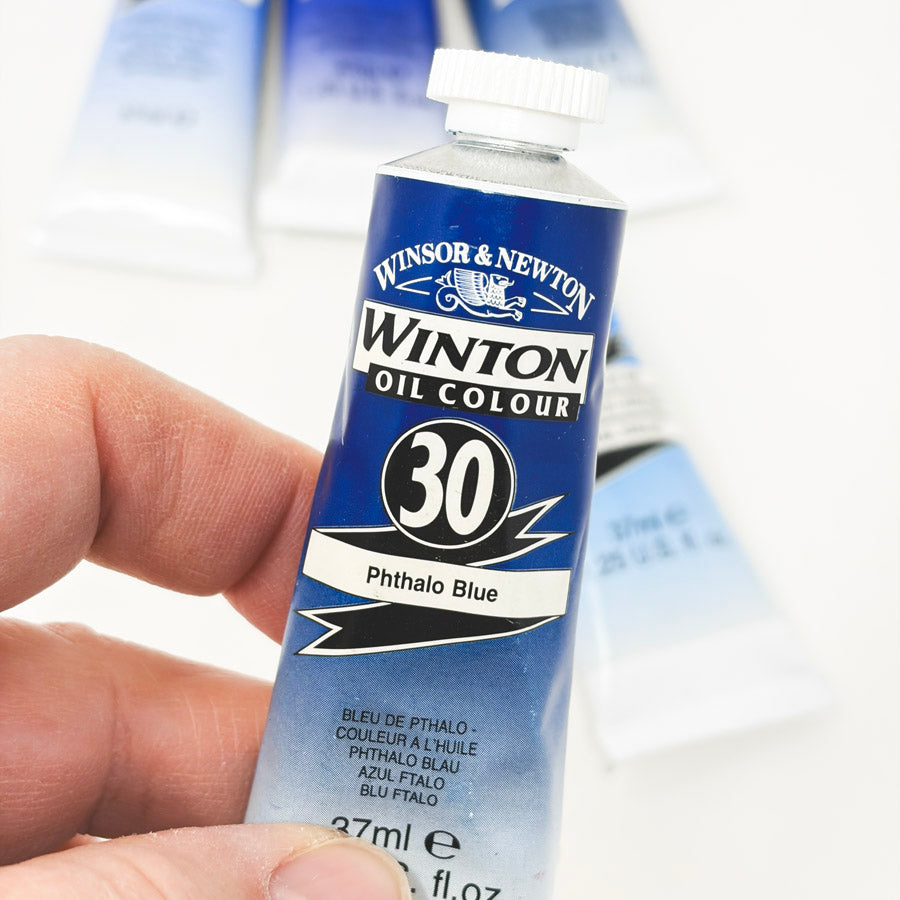 Winton Oil Colour 1.25 oz Tubes - Blue Tones