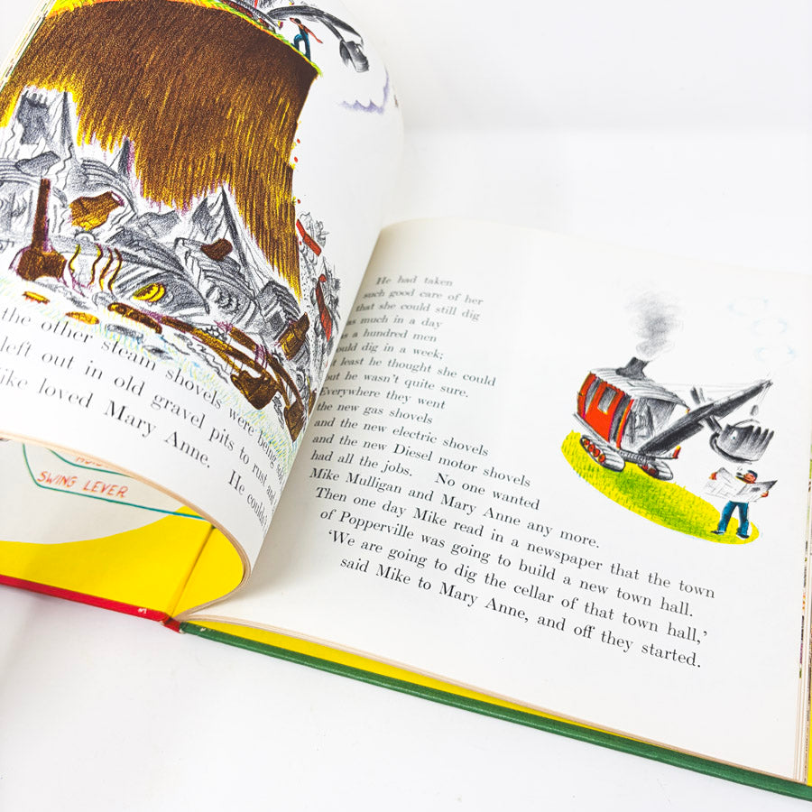 Vintage Mike Mulligan and His Steam Shovel Book