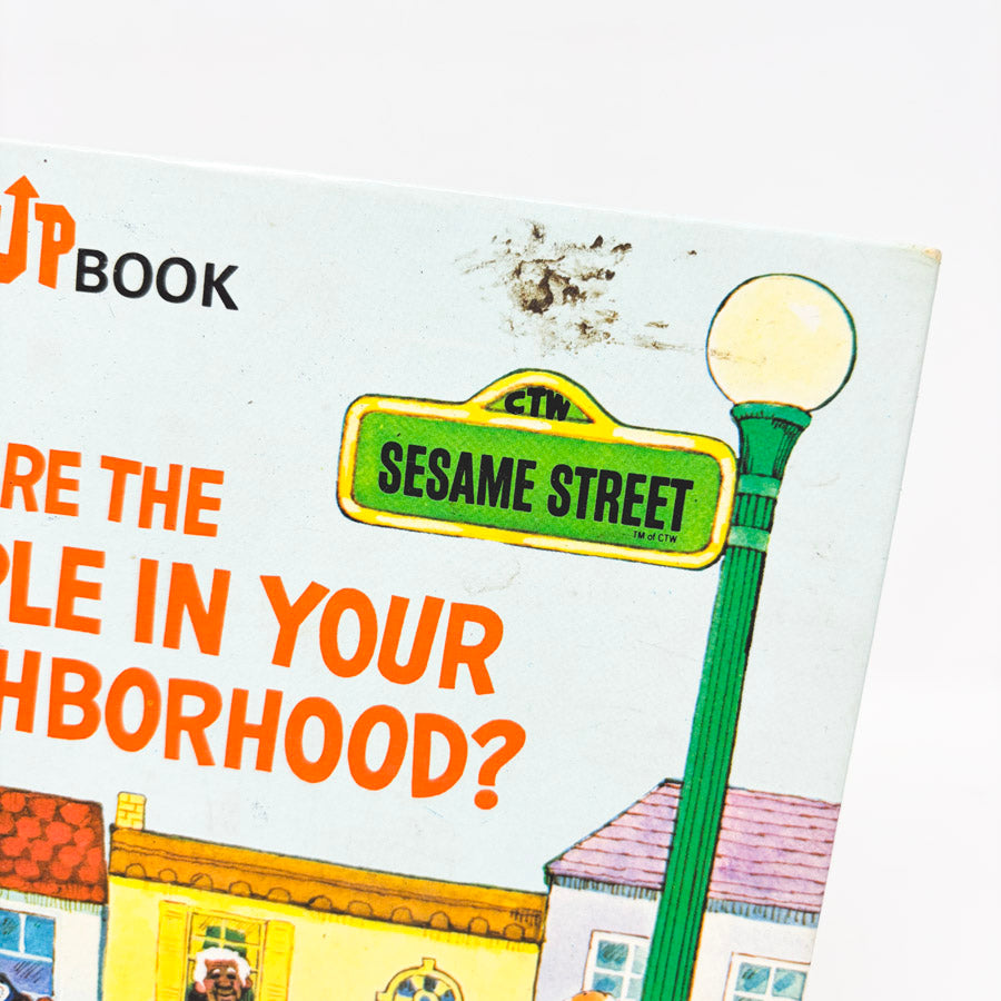 Vintage Who Are the People in Your Neighborhood Pop Up Book (Damaged)