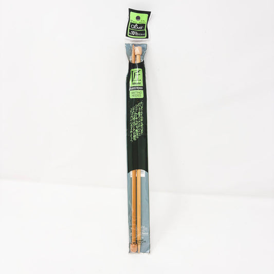Size 10.5 - Clover 13" Bamboo Knitting Needles