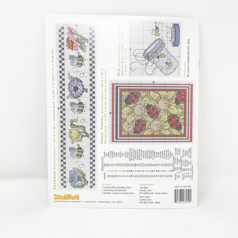 Bugs & Blooms Cross Stitch Pattern Book