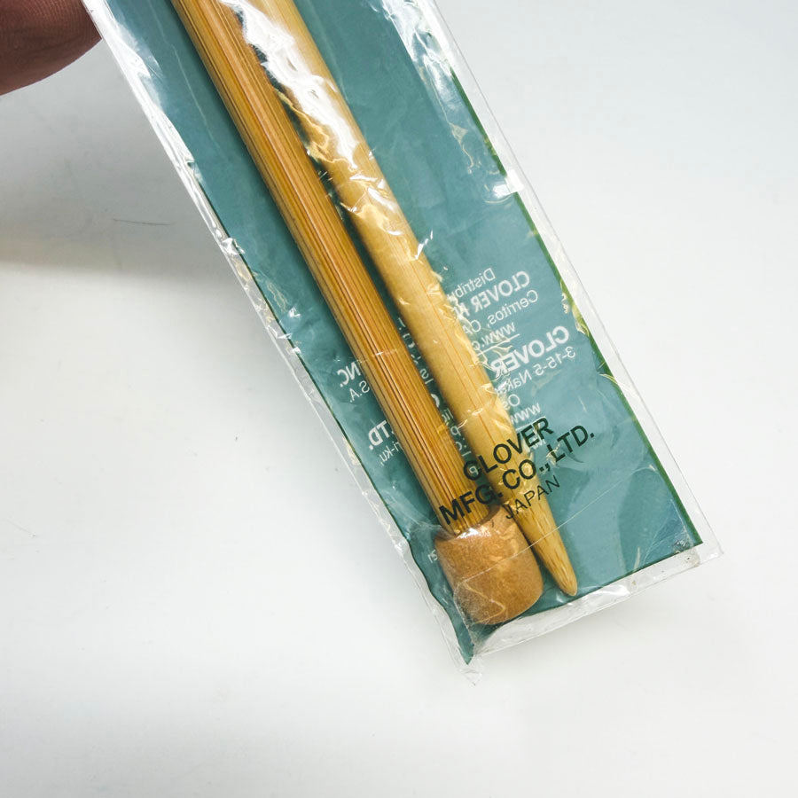 Size 10.5 - Clover 13" Bamboo Knitting Needles
