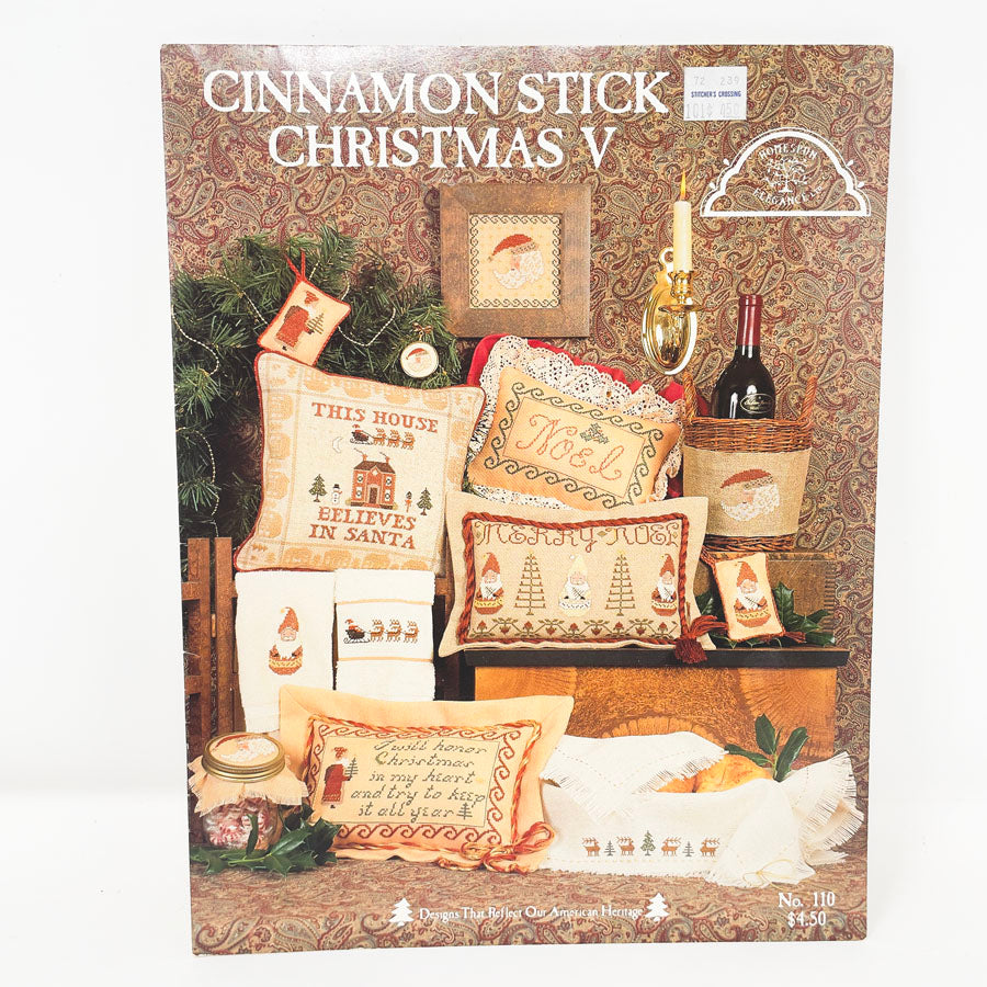 Cinnamon Stick Christmas Cross Stitch Pattern Book