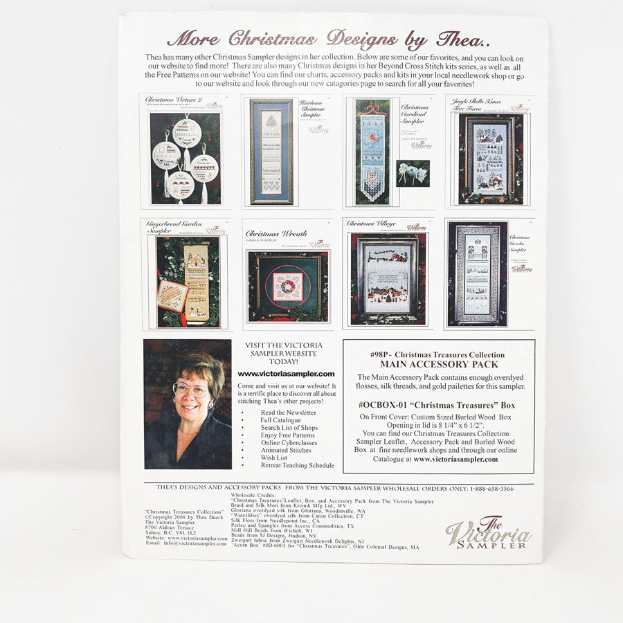 Christmas Treasures Collection Cross Stitch Pattern Book