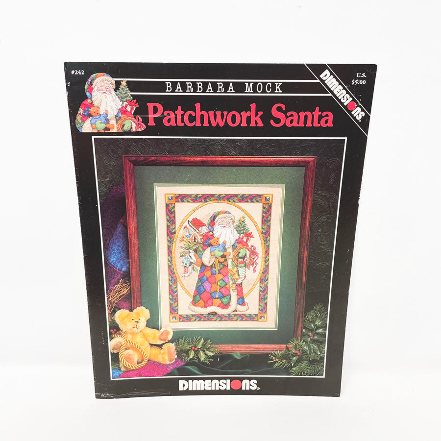 Dimensions #242 - Patchwork Santa by Barbara Mock